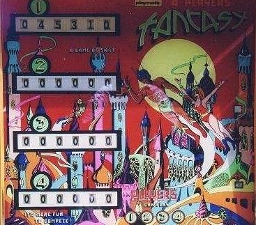 Fantasy pinball machine (1976)