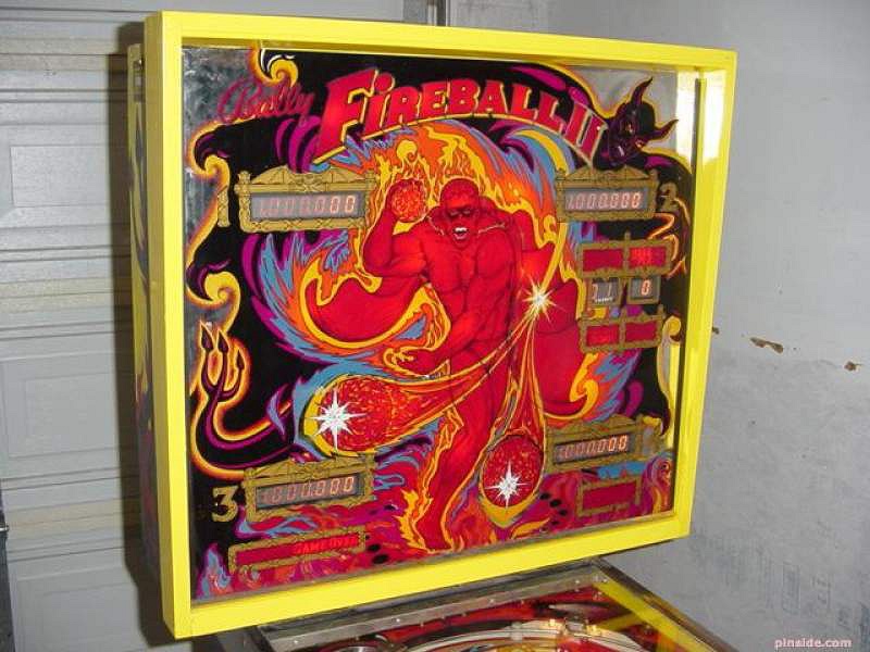 Fireball II pinball machine (1980)