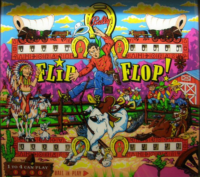 Flip Flop pinball machine (1976)