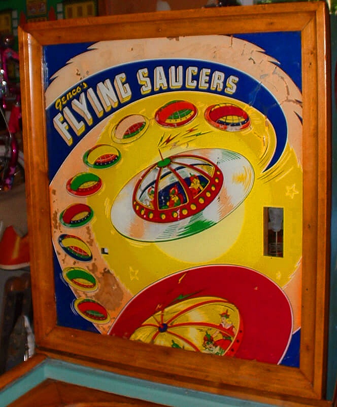 Flying Saucers pinball machine (1950)