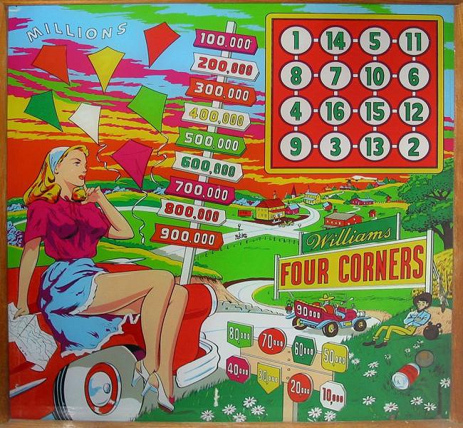 Four Corners pinball machine (1952)