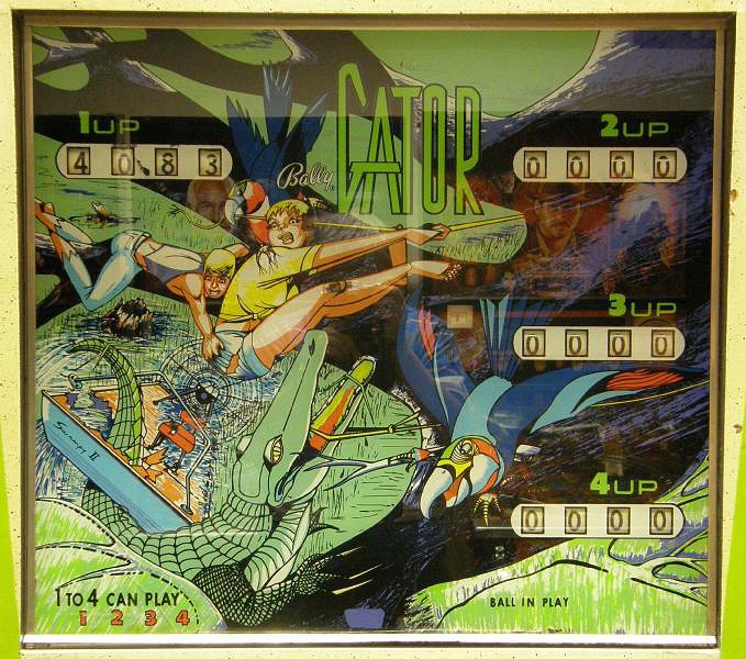 Gator pinball machine (1969)