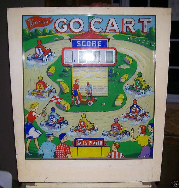 Go Cart pinball machine (1963)