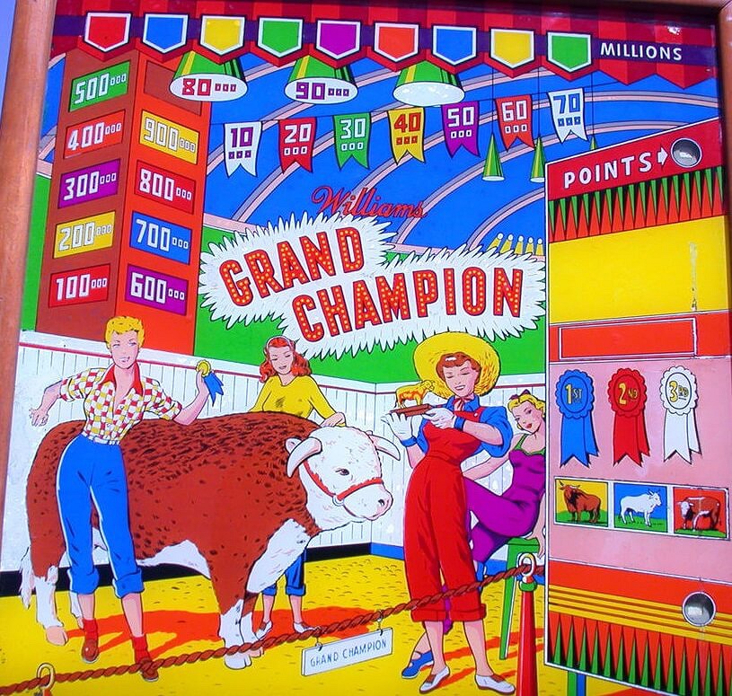 Grand Champion pinball machine (1953)