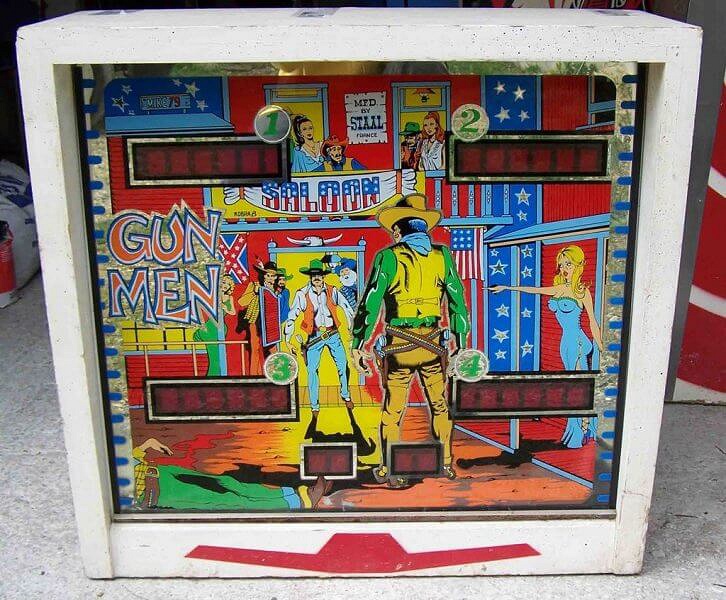 Gun Men pinball machine (1977)
