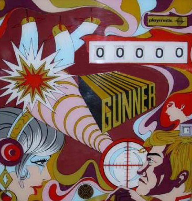 Gunner pinball machine (1974)