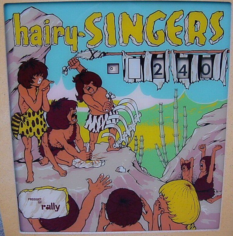 Hairy Singers pinball machine (1966)