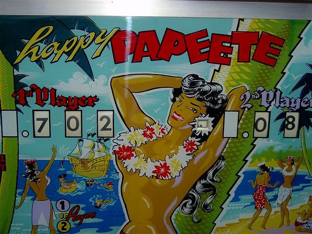 Happy Papeete pinball machine (1963)