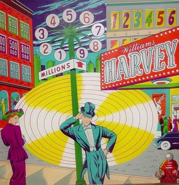 Harvey pinball machine (1951)