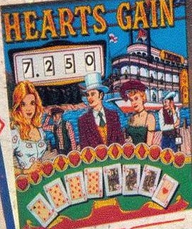 Hearts Gain pinball machine (1971)