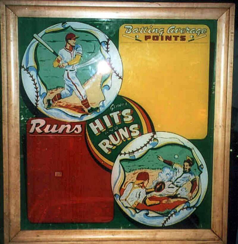 Hits and Runs pinball machine (1951)