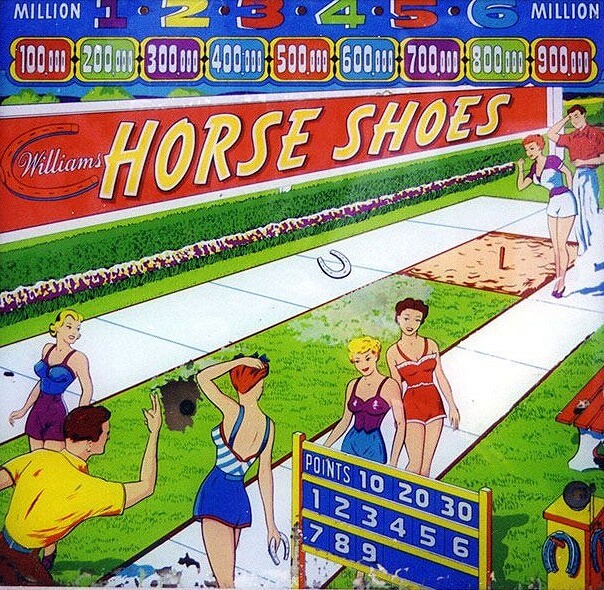 Horseshoes pinball machine (1951)