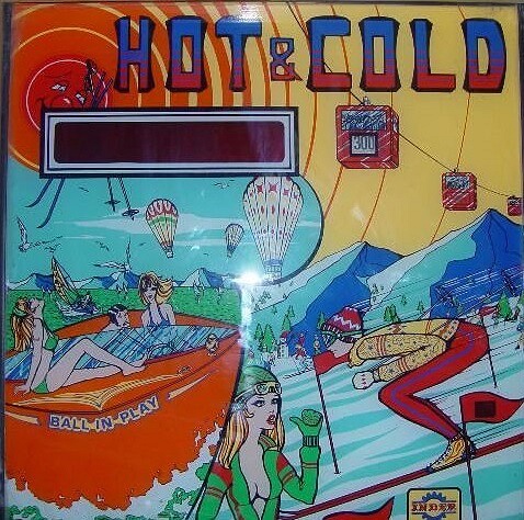 Hot Cold 1P pinball machine (1976)