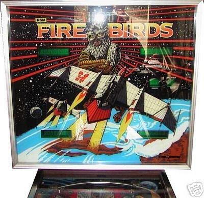 Hot Fire Birds pinball machine (1985)