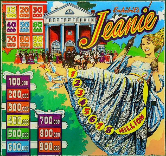 Jeanie pinball machine (1950)