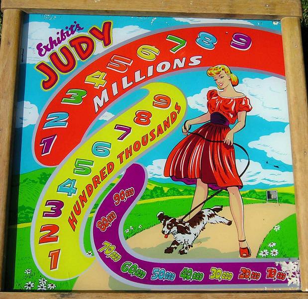 Judy pinball machine (1950)