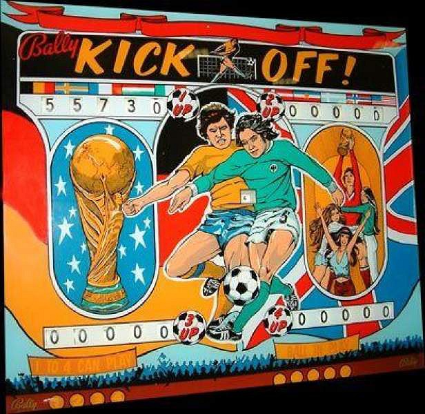 Kick Off pinball machine (1975)