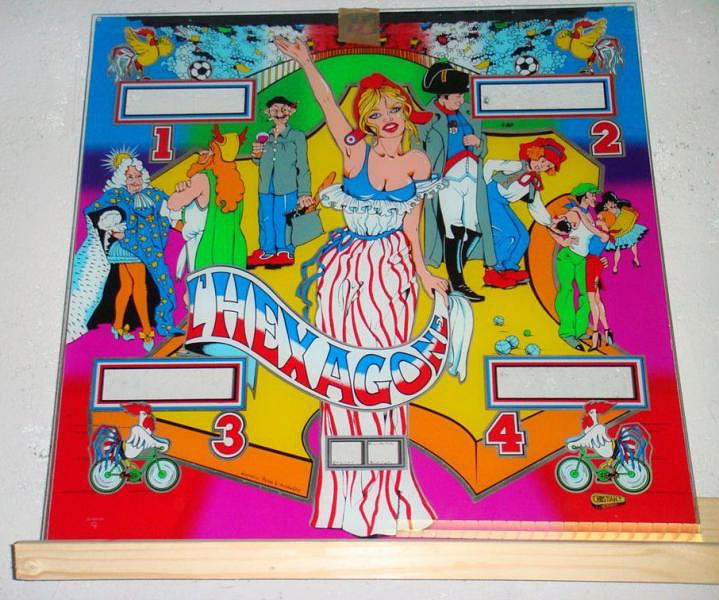 LHexagone pinball machine (1986)