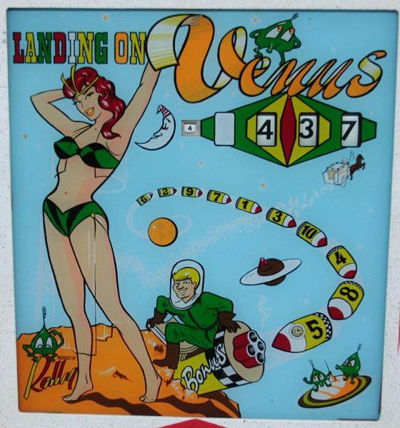 Landing on Venus pinball machine (1965)