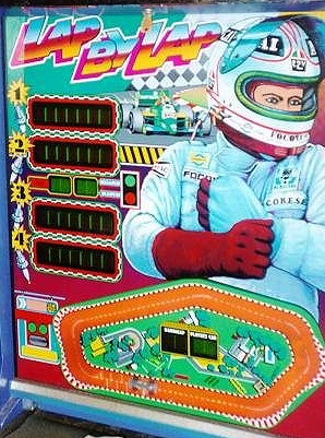 Lap By Lap pinball machine (1986)