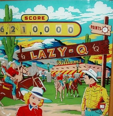 Lazy Q pinball machine (1953)