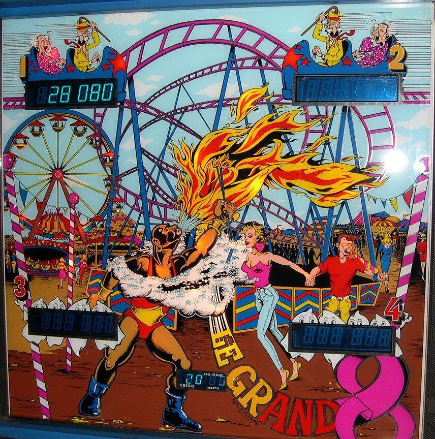 Le Grande 8 pinball machine (1985)