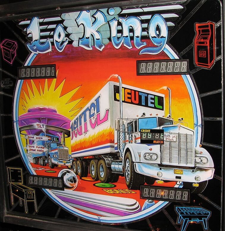 Le King pinball machine (1983)