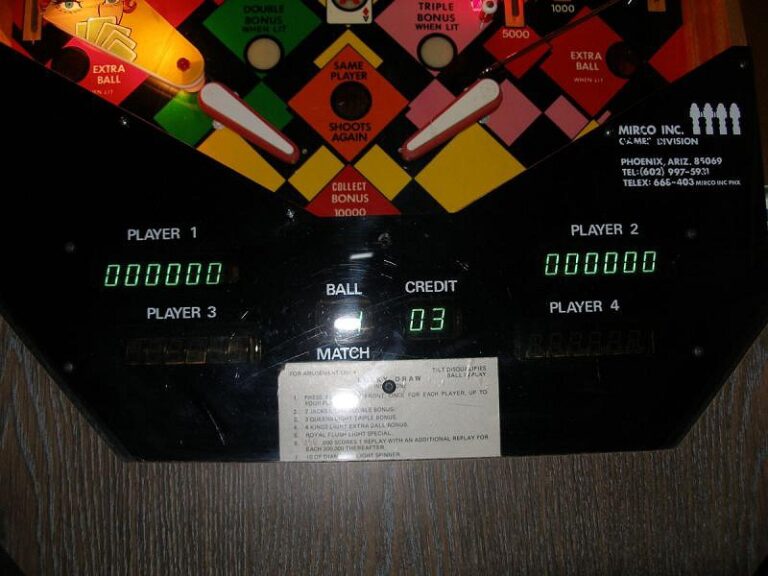 Lucky Draw pinball machine (1978)