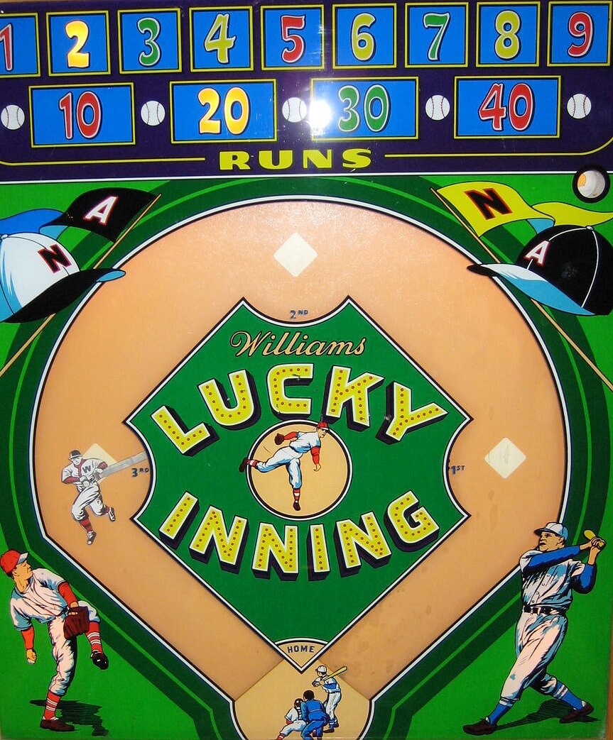 Lucky Inning pinball machine (1950)