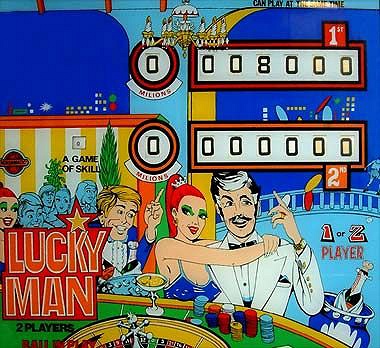 Lucky Man pinball machine (1976)