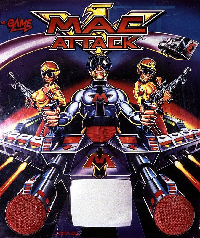 Mac Attack pinball machine (1989)