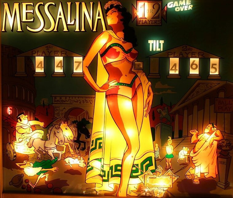 Messalina pinball machine (1966)