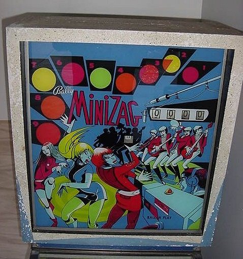 MiniZag pinball machine (1968)
