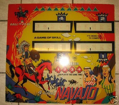 Navajo pinball machine (1976)