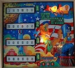 New World pinball machine (1976)