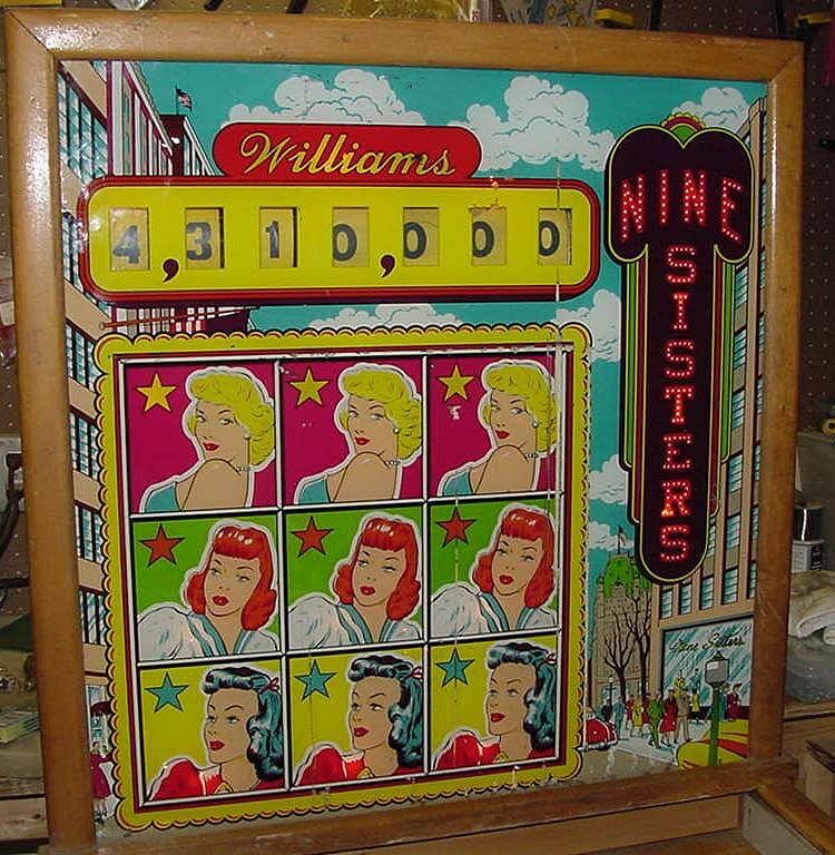 Nine Sisters pinball machine (1953)