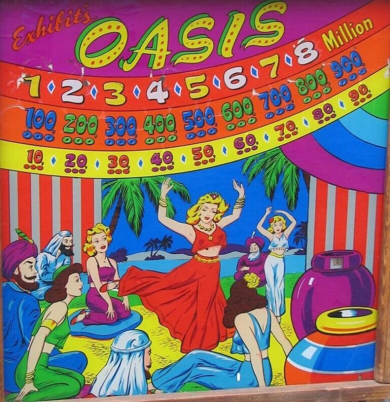 Oasis pinball machine (1950)