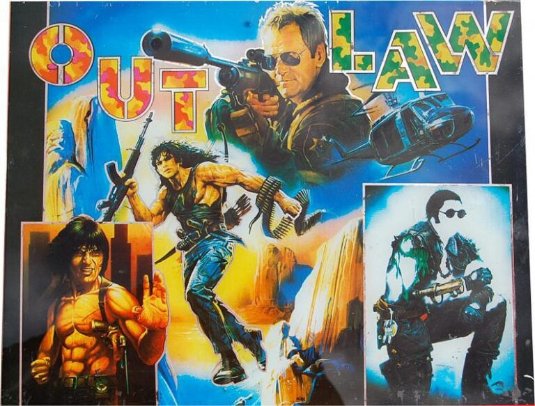 Out Law pinball machine (1986)