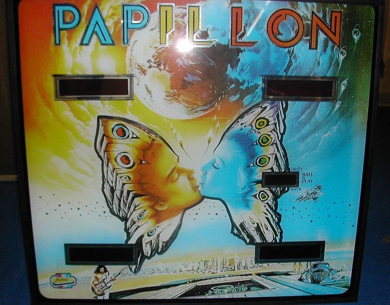 Papillon pinball machine (1984)