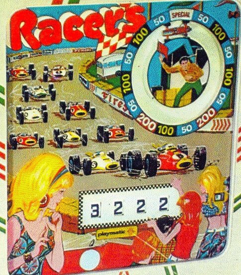 Racers pinball machine (1968)