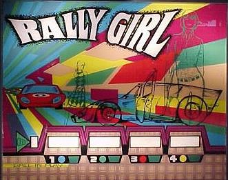 Rally Girl pinball machine (1966)