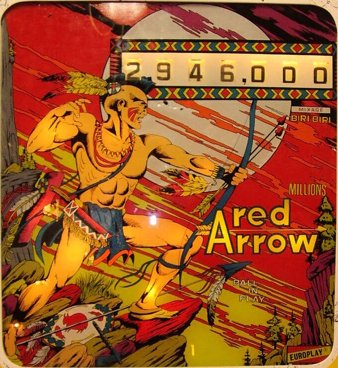 Red Arrow pinball machine (1978)