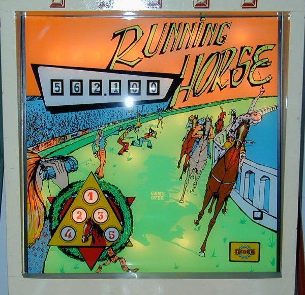 Running Horse pinball machine (1976)
