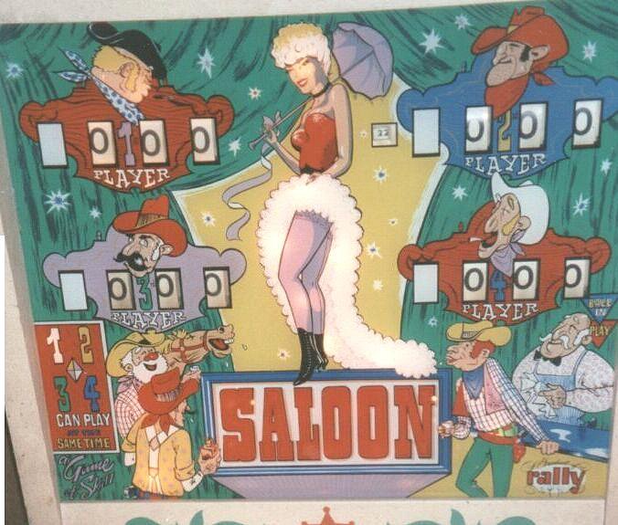 Saloon pinball machine (1965)