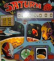 Saturn pinball machine (1977)