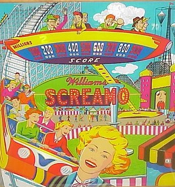 Screamo pinball machine (1954)