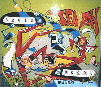 Sea Ray pinball machine (1971)