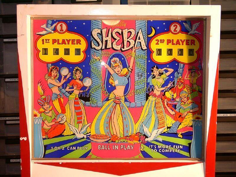 Sheba pinball machine (1965)