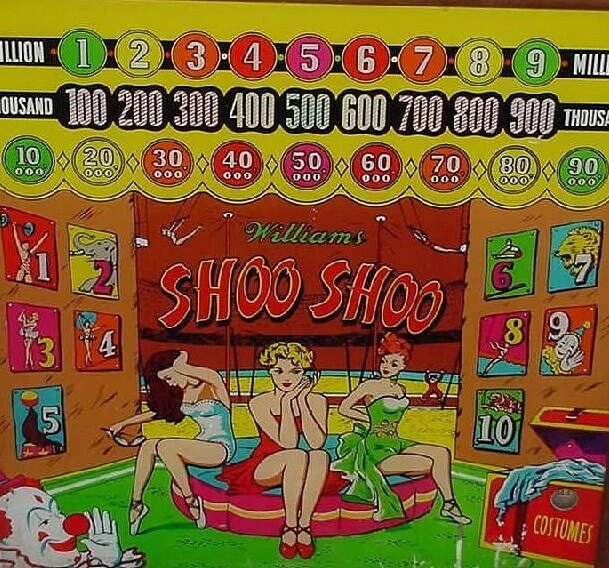 Shoo Shoo pinball machine (1951)