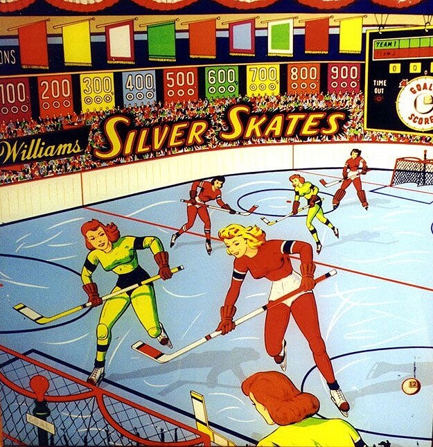 Silver Skates pinball machine (1953)